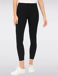 Ultra-Comfort High-Waisted Full-Length Stretch Pull-On Pant Legging by Perle