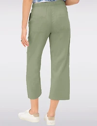 Lightweight Wide-Leg Pants with Drawstring Waist & Patch Pockets by Dash