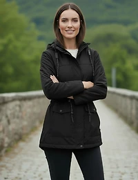 Light Versatile Hooded Anorak with Cozy Butter Pile® Lining by Free Country