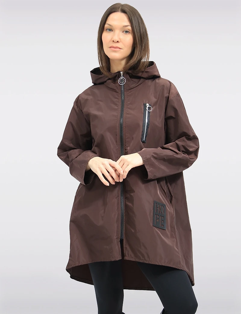 Lightweight Zip Pocket Ultralight Windshell Jacket with Hood by Froccella