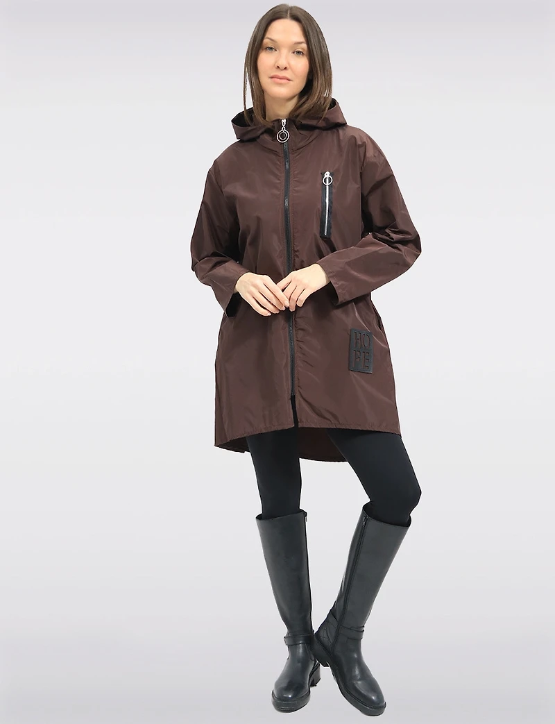 Lightweight Zip Pocket Ultralight Windshell Jacket with Hood by Froccella