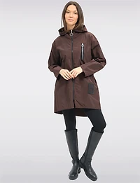 Lightweight Zip Pocket Ultralight Windshell Jacket with Hood by Froccella