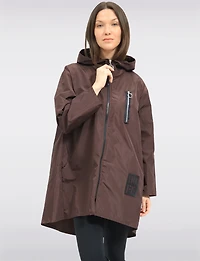 Lightweight Zip Pocket Ultralight Windshell Jacket with Hood by Froccella