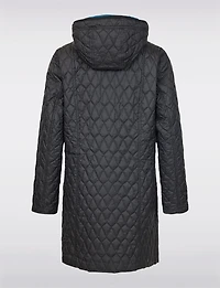 Reversible Hooded Rain-Resistant Parka - Quilted & Matte Finishes by Frandsen