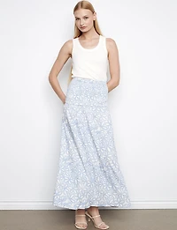 Charlie B 2-in-1 Convertible Skirt & Dress Printed Mid-Length Removable Straps