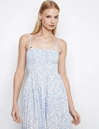 Charlie B 2-in-1 Convertible Skirt & Dress Printed Mid-Length Removable Straps
