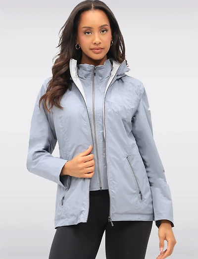 Vegan ActivTech® Hooded Windbreaker With Inner Bib by Saki Sport