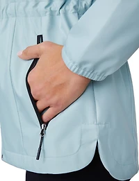 Softshell Slim Fit Adjustable Drawstring Waist Active Jacket by Free Country