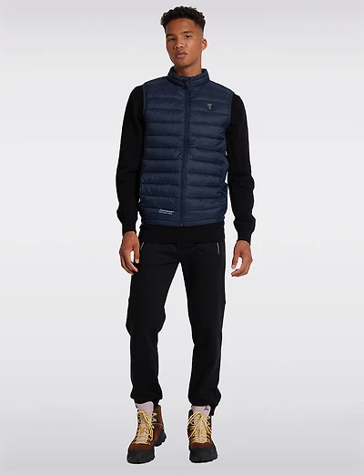 Navy Ultralight Windproof & Water-Resistant Quilted Puffer Vest by Point Zero