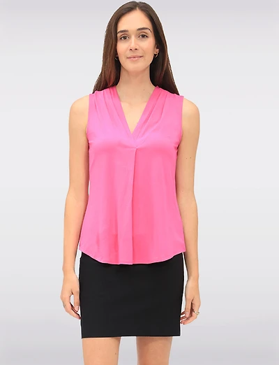 Chic and Versatile Mid-rise Straight Cut Stretchy Skort by Amani Couture
