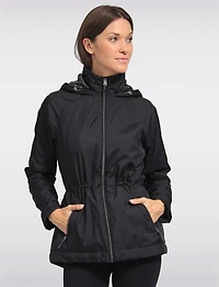 Weather-Resistant Sherpa Lined Drawstring Waist Recycled Anorak by Free Country