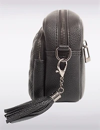 Diana 3-in-1 Quilted Vegan Leather Zip Crossbody With Changeable Straps by Sokos