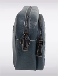 Diana 3-in-1 Quilted Vegan Leather Zip Crossbody With Changeable Straps by Sokos