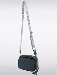 Diana 3-in-1 Quilted Vegan Leather Zip Crossbody With Changeable Straps by Sokos