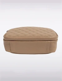 Diana 3-in-1 Quilted Vegan Leather Zip Crossbody With Changeable Straps by Sokos