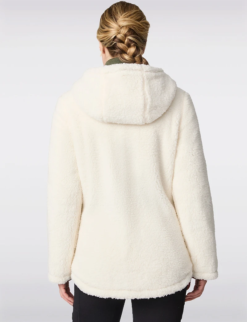 Reversible Quilted Sherpa Jacket by Free Country