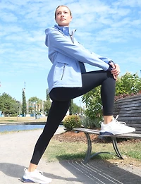 Fitted Faux Fur Lined Hooded Water-Resistant Softshell Jacket by Free Country