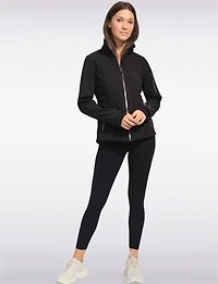 Versatile Sporty Softshell Fitted Jacket with Detachable Hood by Free Country