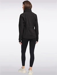 Versatile Sporty Softshell Fitted Jacket with Detachable Hood by Free Country