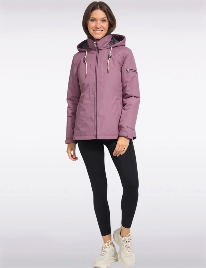 Versatile 3-in-1 Multi-layer Recycled Hooded Jacket by Free Country