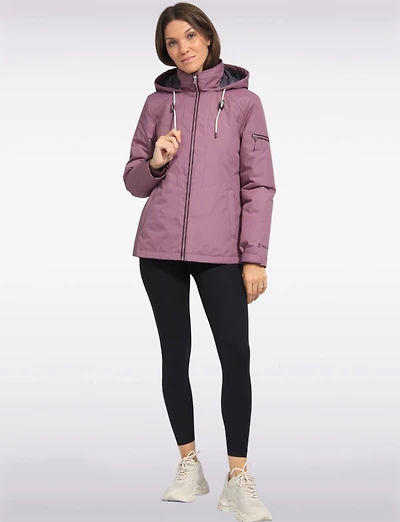 Versatile 3-in-1 Multi-layer Recycled Hooded Jacket by Free Country