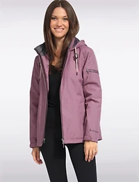 Versatile 3-in-1 Multi-layer Recycled Hooded Jacket by Free Country