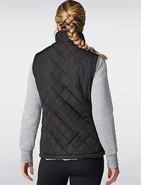 Eco-Friendly Reversible Quilted Sherpa Vest by Free Country