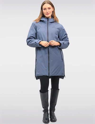 Magic Pattern Changing Waterproof Zip-up Hooded Recycled Raincoat by Etage