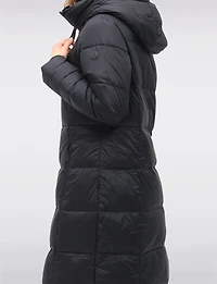 Lightweight Down Puffer Jacket with Zip-Up Front & Attached Hood by Normann
