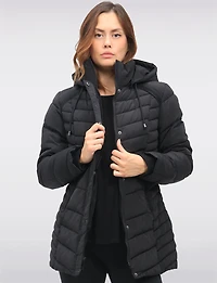 Classic Vegan Polyloft® Puffer Jacket with Detachable Hood by Snoboll