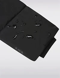 Mid-length Hooded Quilted Puffer Jacket with Side Zips and Pockets by Luhta