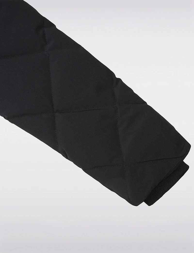 Diamond Quilt Recycled Insulation Wind & Water-Resistant Hooded Jacket by Luhta