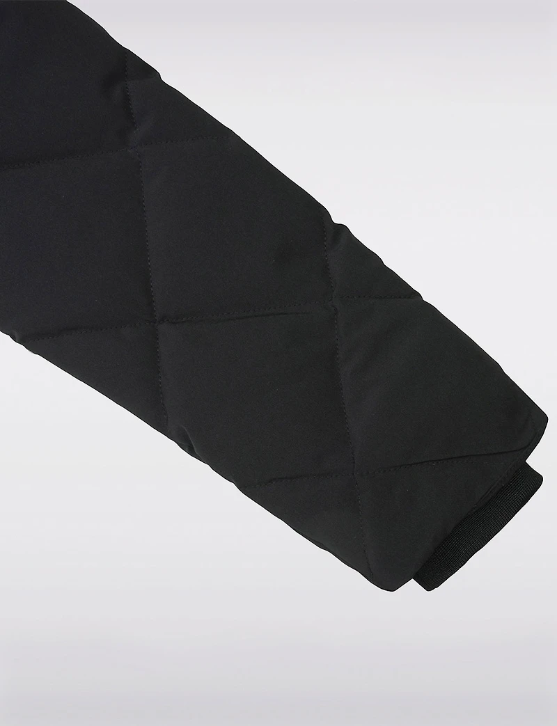 Diamond Quilt Recycled Insulation Wind & Water-Resistant Hooded Jacket by Luhta