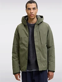Men’s Short Lightweight Hooded Jacket with Water-Repellent Finish by Jack&Jones