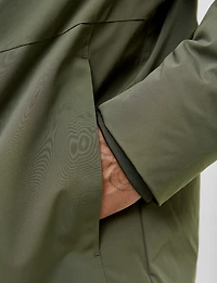 Men’s Short Lightweight Hooded Jacket with Water-Repellent Finish by Jack&Jones