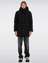 Vegan Eco-Down Insulated Parka with Detachable Faux Fur Lined Hood by Point Zero