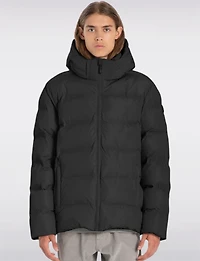Men’s Lightweight Eco-Down Winter Puffer Jacket with Hood by Point Zero