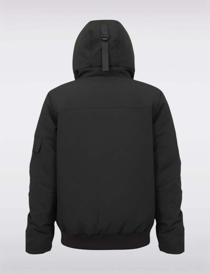 Men’s Winter Eco-Down Bomber Jacket | Extreme Cold Protection by Oxygen