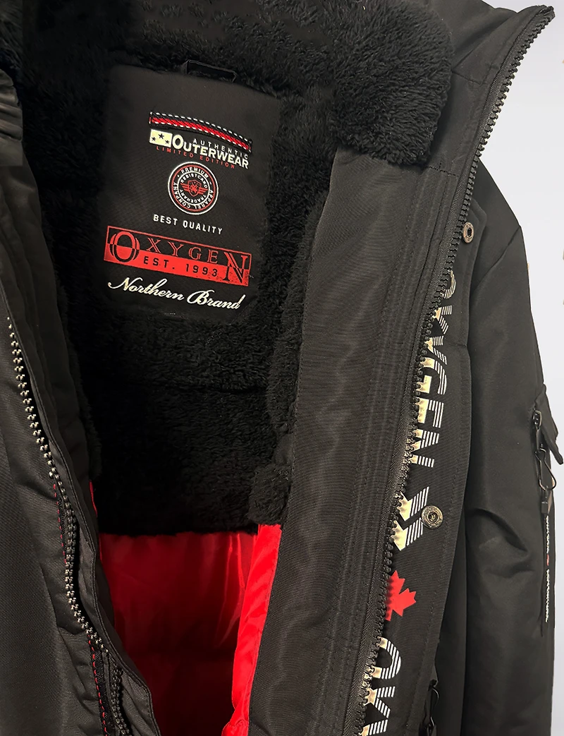 Men’s Winter Eco-Down Bomber Jacket | Extreme Cold Protection by Oxygen