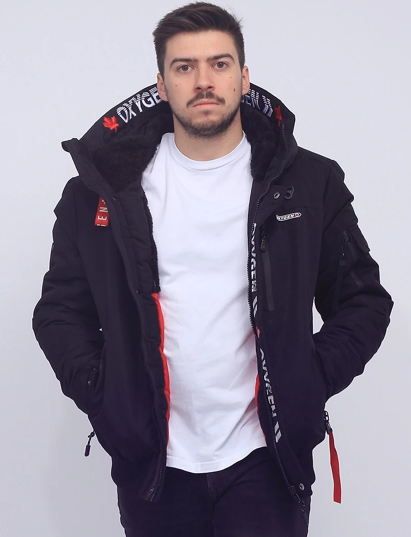 Men’s Winter Eco-Down Bomber Jacket | Extreme Cold Protection by Oxygen