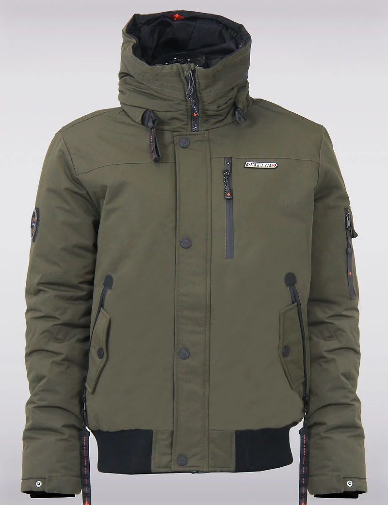 Men’s Winter Eco-Down Bomber Jacket  | Extreme Cold Protection by Oxygen