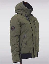 Men’s Winter Eco-Down Bomber Jacket  | Extreme Cold Protection by Oxygen