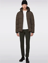 Men's Lightweight Hooded Puffer Jacket - Windproof Design by Projek Raw