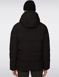 Men's Lightweight Hooded Puffer Jacket - Windproof Design by Projek Raw