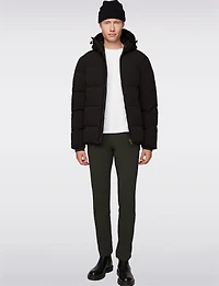 Men's Lightweight Hooded Puffer Jacket - Windproof Design by Projek Raw