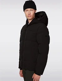 Men's Lightweight Hooded Puffer Jacket - Windproof Design by Projek Raw