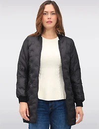 Celia 3-in-1 Vegan Drawstring Waist Hooded Coat & Removable Inner Layer by Saki