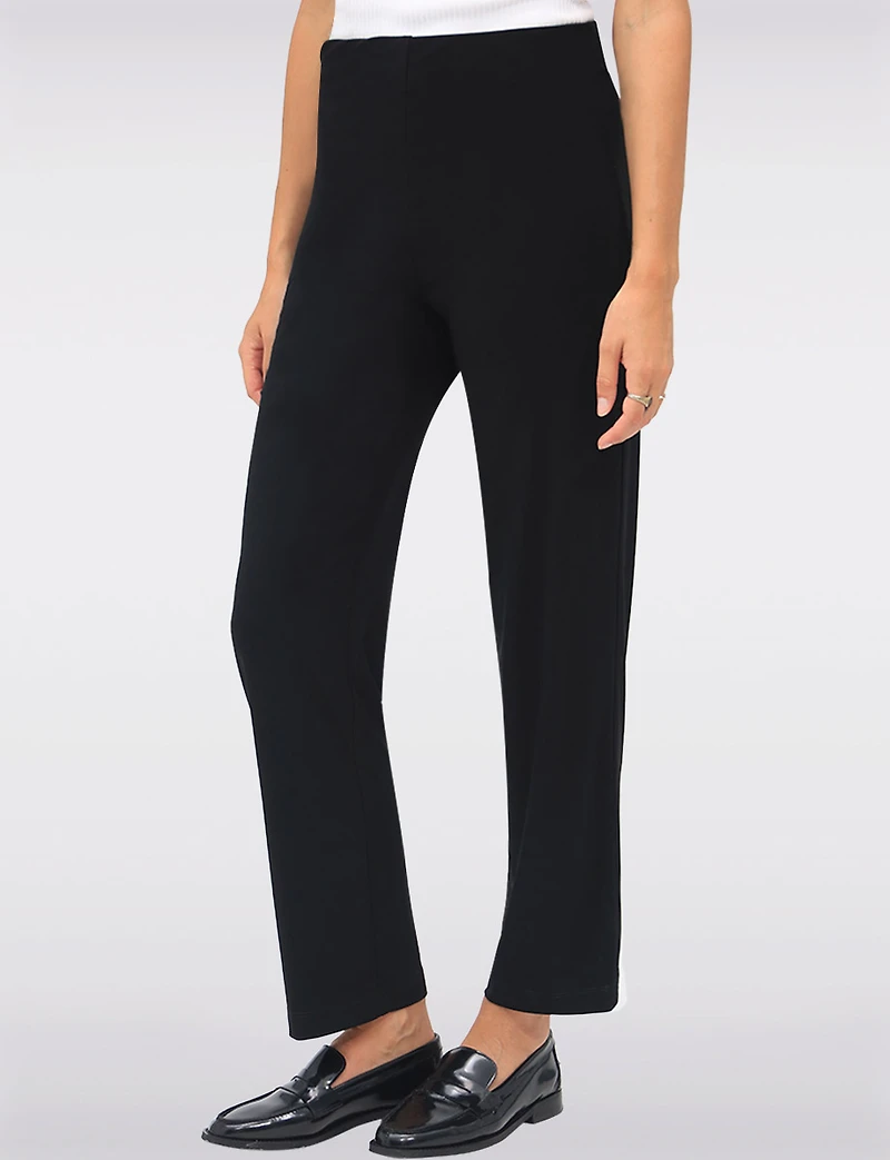 Stretch High-Rise Straight Cut Pull-On Pants by Perle