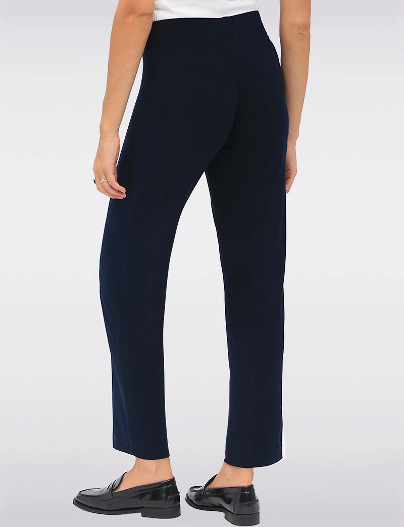Stretch High-Rise Straight Cut Pull-On Pants by Perle