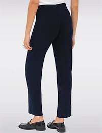 Stretch High-Rise Straight Cut Pull-On Pants by Perle